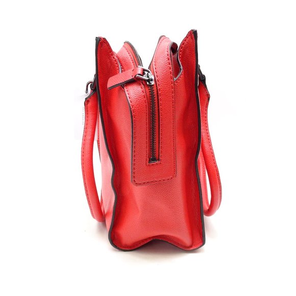 New GUESS Gabi Girlfriend Satchel Red Handbag - Picture 8 of 15